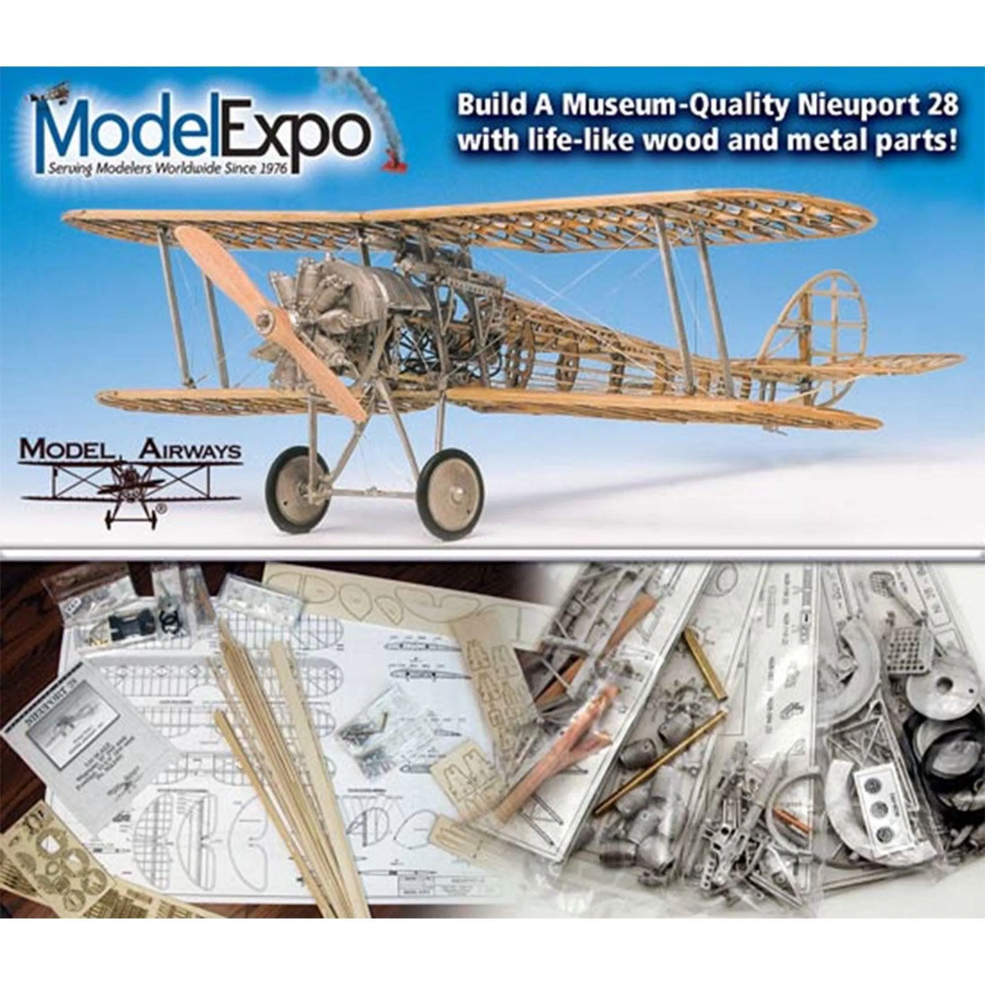 1/16 Model Shipways Nieuport 28 Rickenbacker 1002