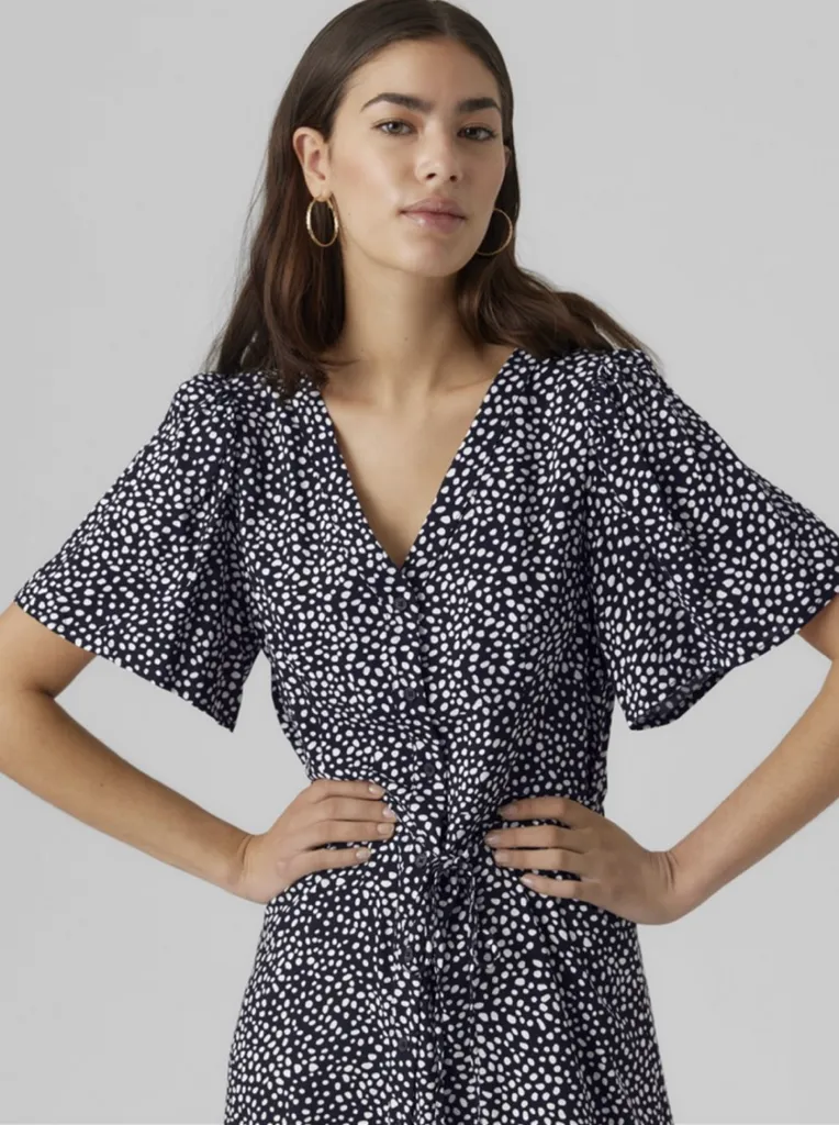 Alba Dot Dress by Vero Moda