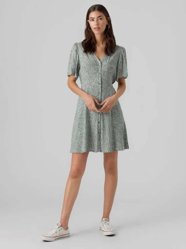 Alba Dot Dress by Vero Moda