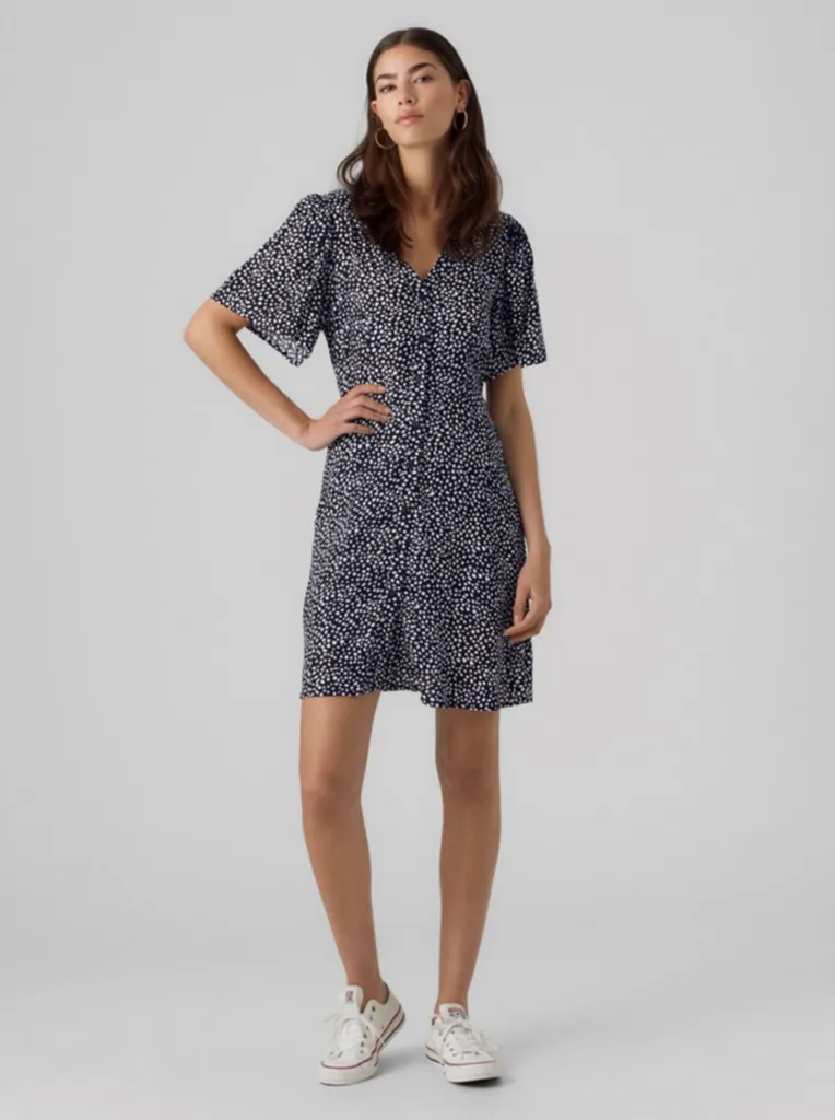 Alba Dot Dress by Vero Moda