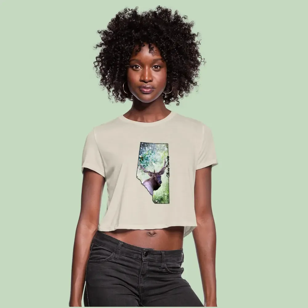 Alberta Bound Graphic Crop Tee