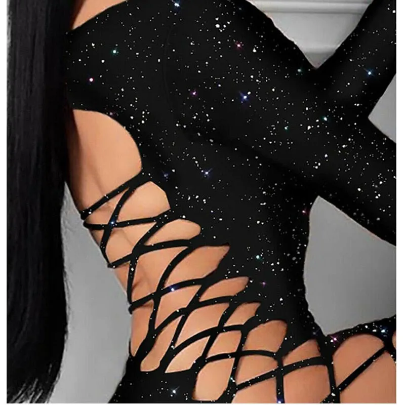 Are You Feeling Me Galaxy Mini Dress