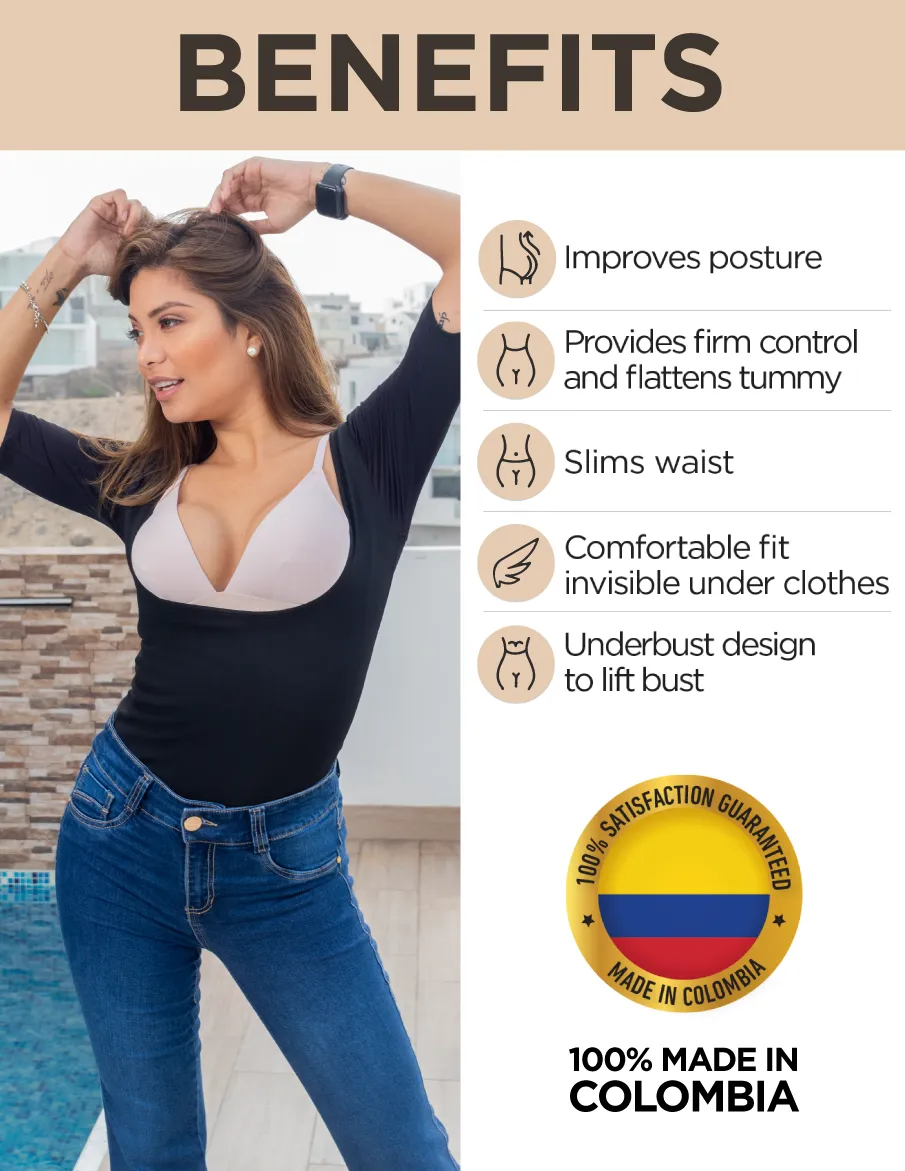 Arm Shaper Back Support Cami Faja Brazos Mia