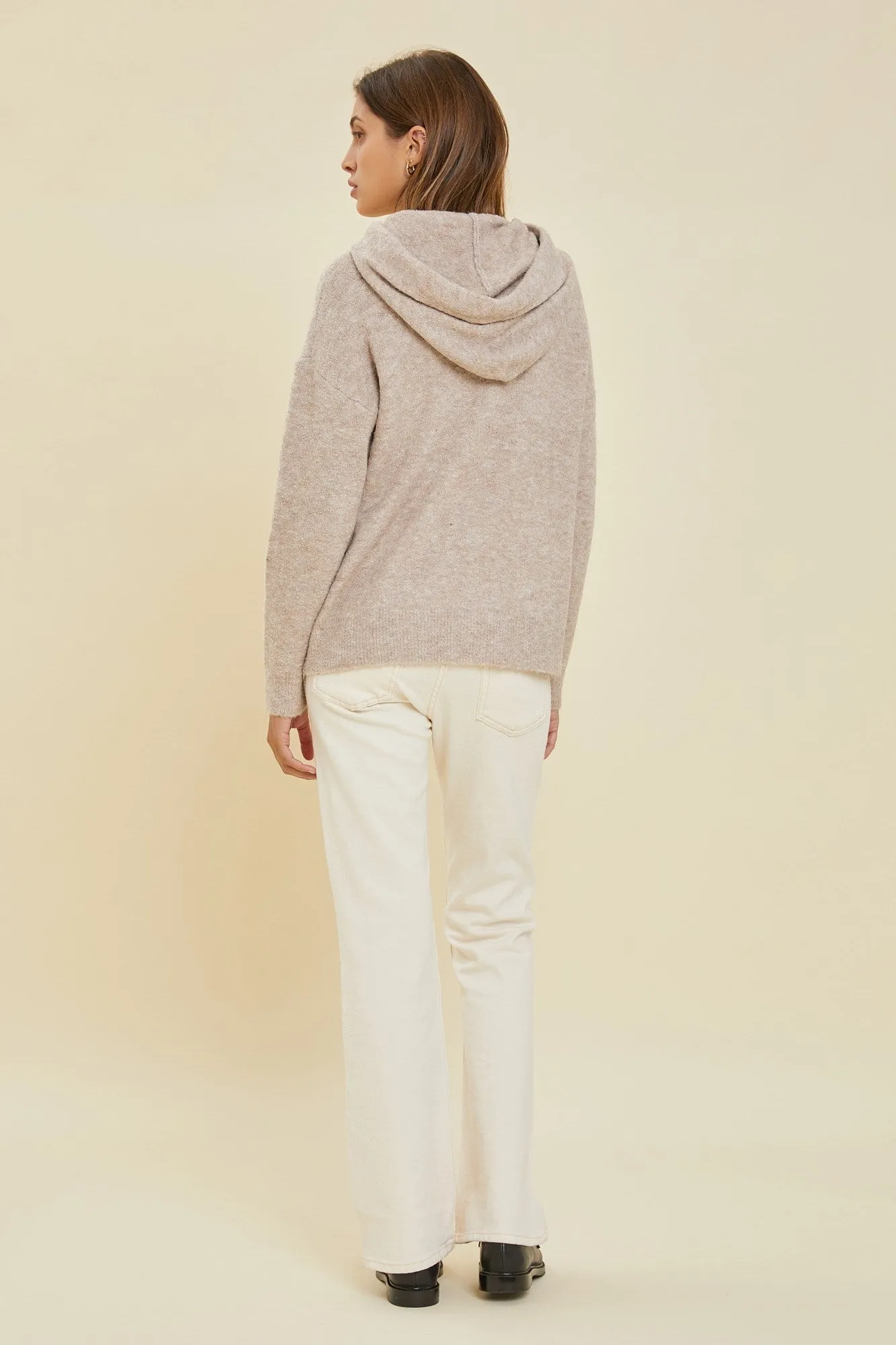 Be Cool Mushroom Hooded Fuzzy Sweater