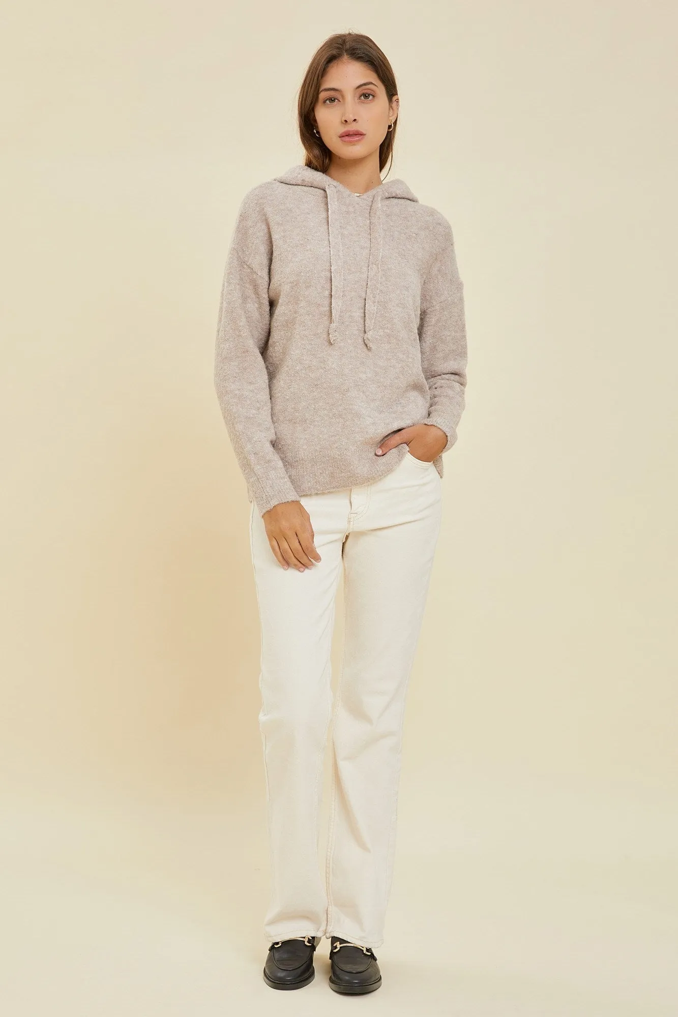 Be Cool Mushroom Hooded Fuzzy Sweater