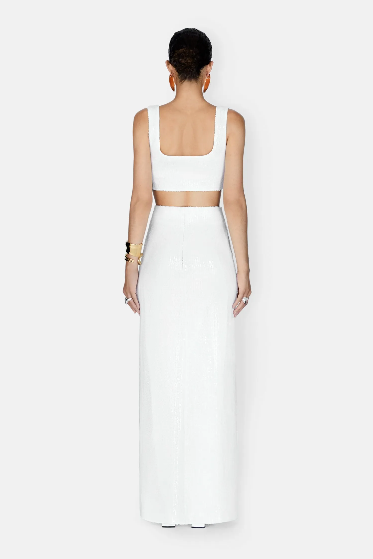 Beating Heart Bridal Crop Top