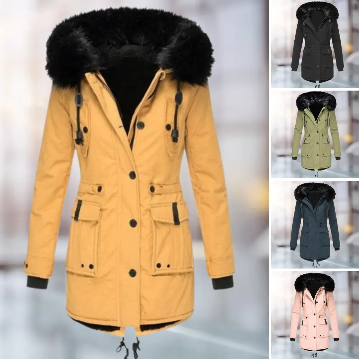 Beaumont Parka | Wasserfeste Pufferjacke mit Fleece-Futter und Kapuze für Damen