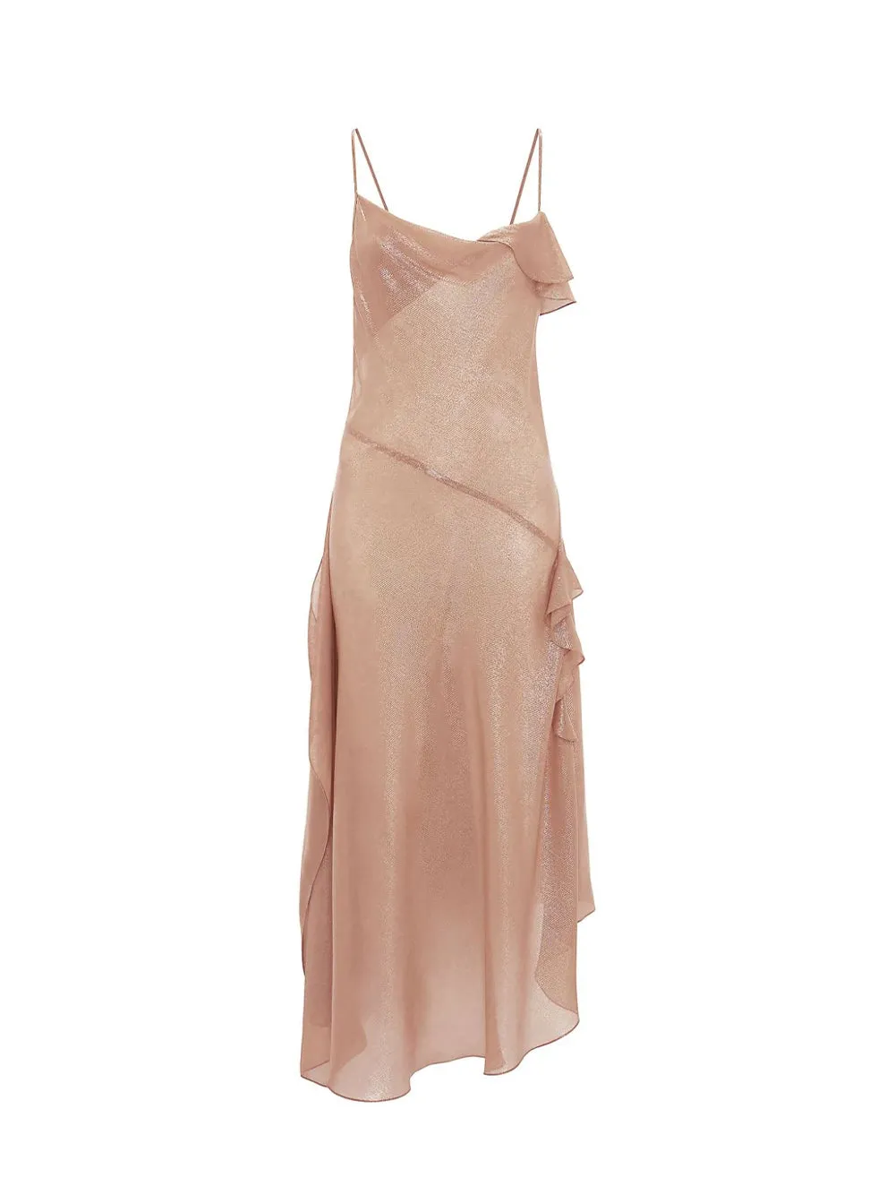 Bias Cami Slip Dress Rosewater