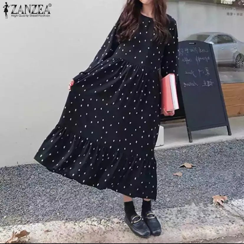 Black Polka Dot Dress