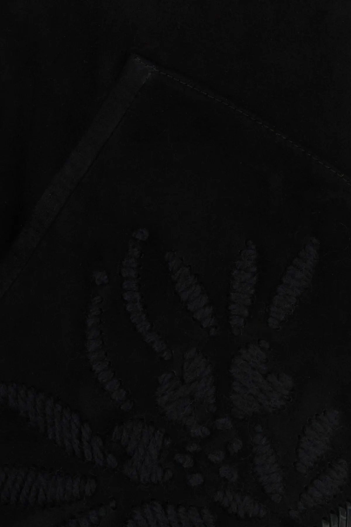 Black shearling jacket