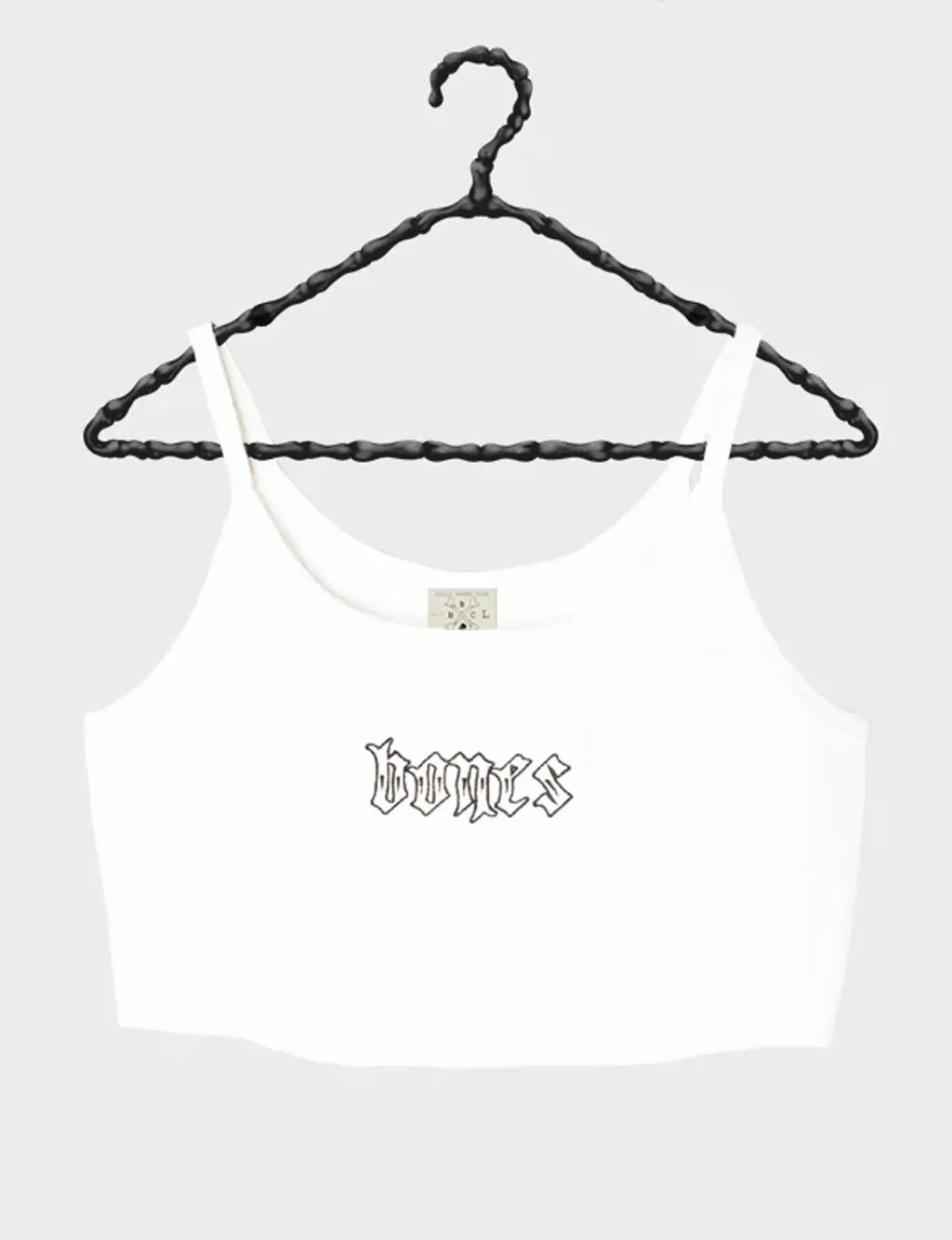 BONES CLUB RIB CROP - VINTAGE WHITE