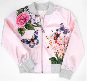 Butterfly Floral Bomber Jacket (A29258)