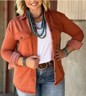 Button Down Shell Shacket
