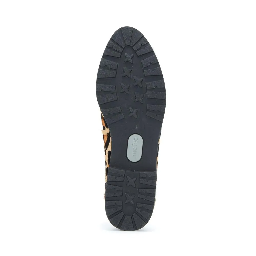 Cambrie Tan Leopard Me Too Loafer Flat