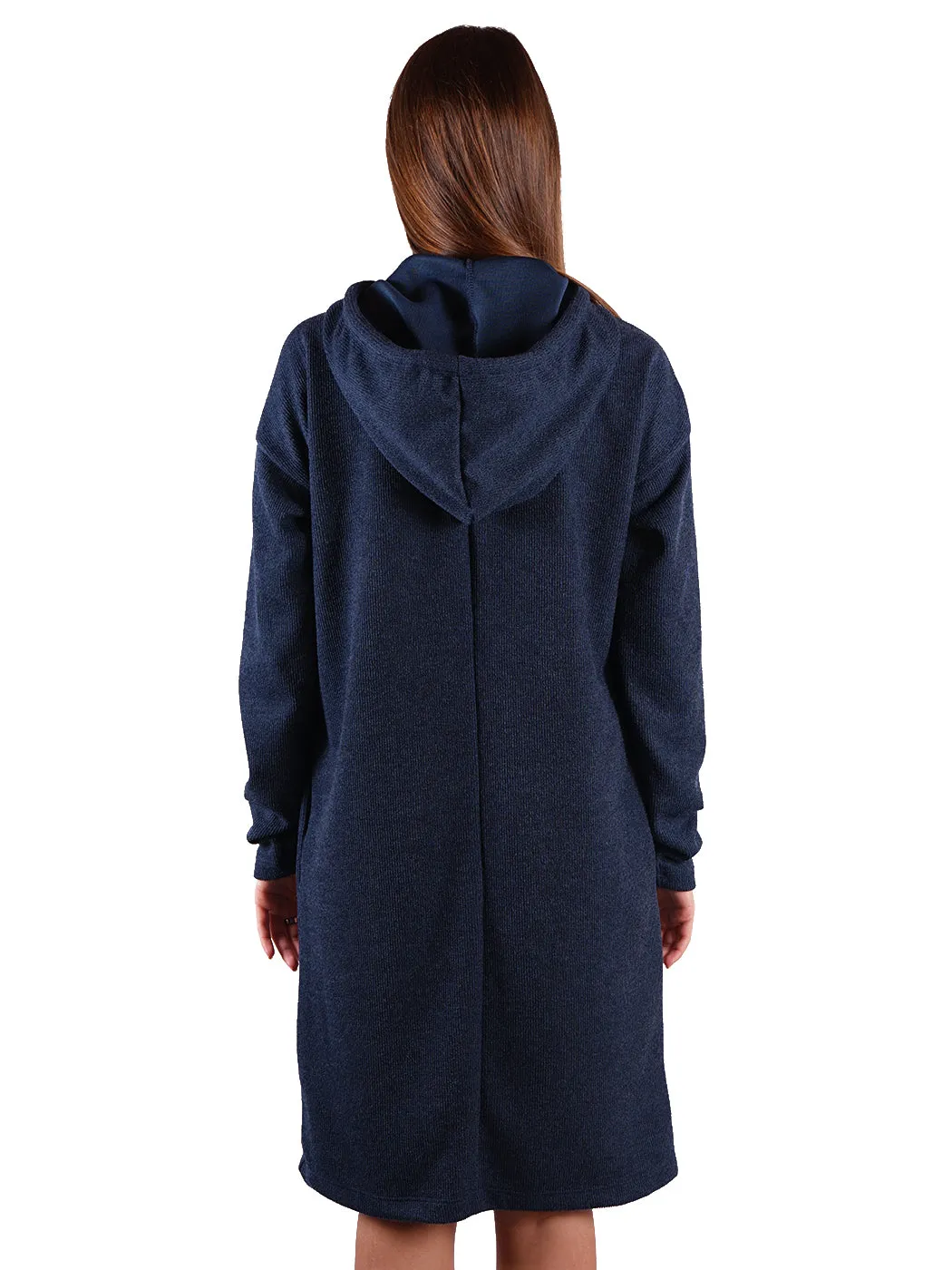 Casual Hoodie Pullover Sweater Dress