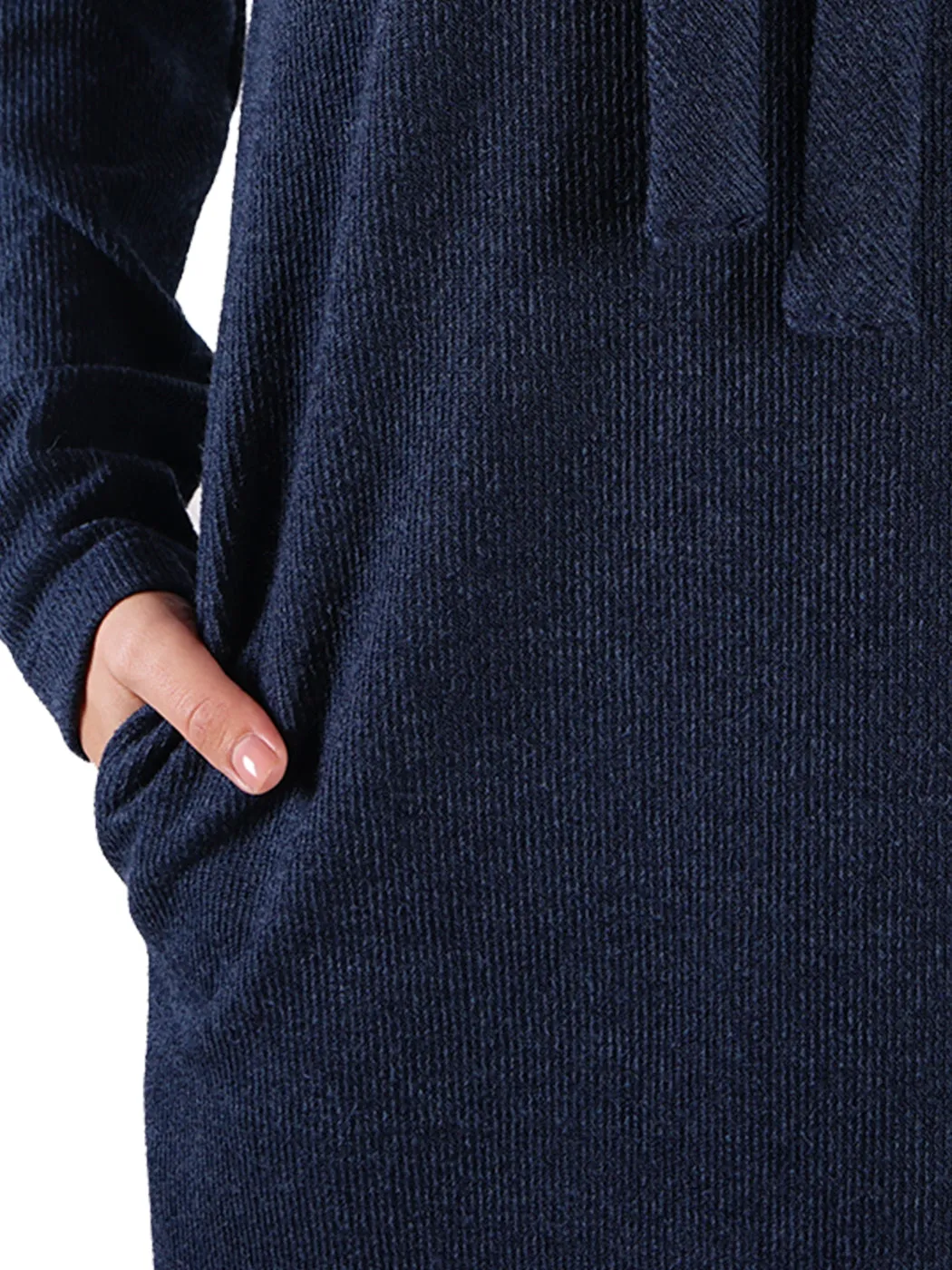 Casual Hoodie Pullover Sweater Dress