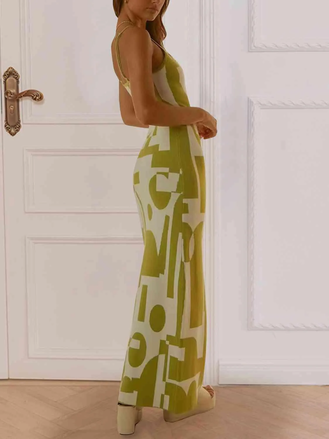 Cozy Babe Scoop Neck Sleeveless Sweater Dress