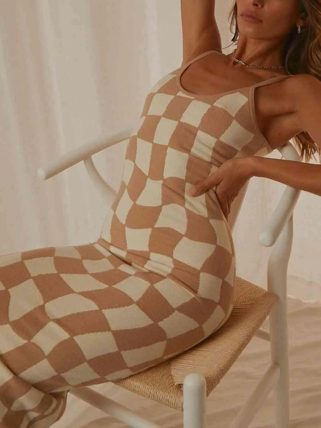 Cozy Babe Scoop Neck Sleeveless Sweater Dress
