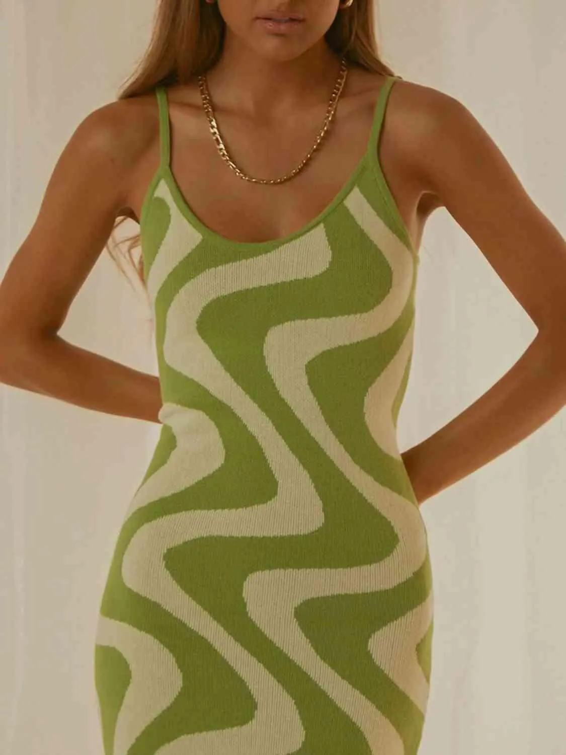 Cozy Babe Scoop Neck Sleeveless Sweater Dress