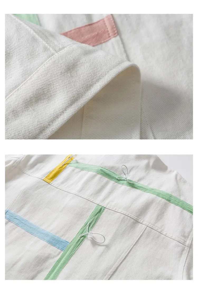 DAVIL RAY AYWTER COACH SPORT CASUAL UNISEX JACKET IN WHITE