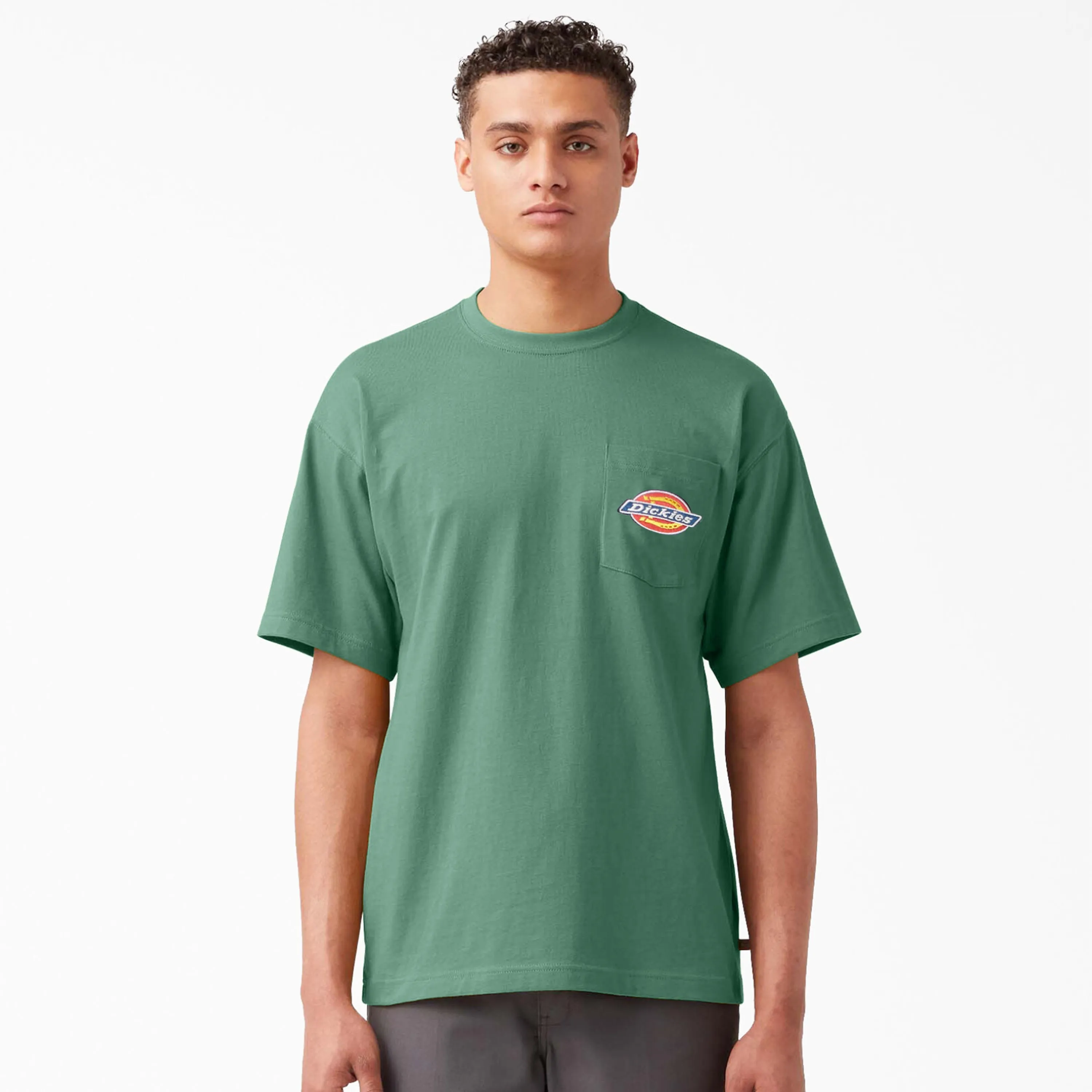 DICKIES KNIT POCKET TEE DARK IVEY