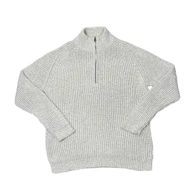 Early 00's AUTHENTIC CHINO Debenhams Classic Basic Stretch Ribbed 1/2 Zip Pullover Heavyweight Knit Sweater Jumper