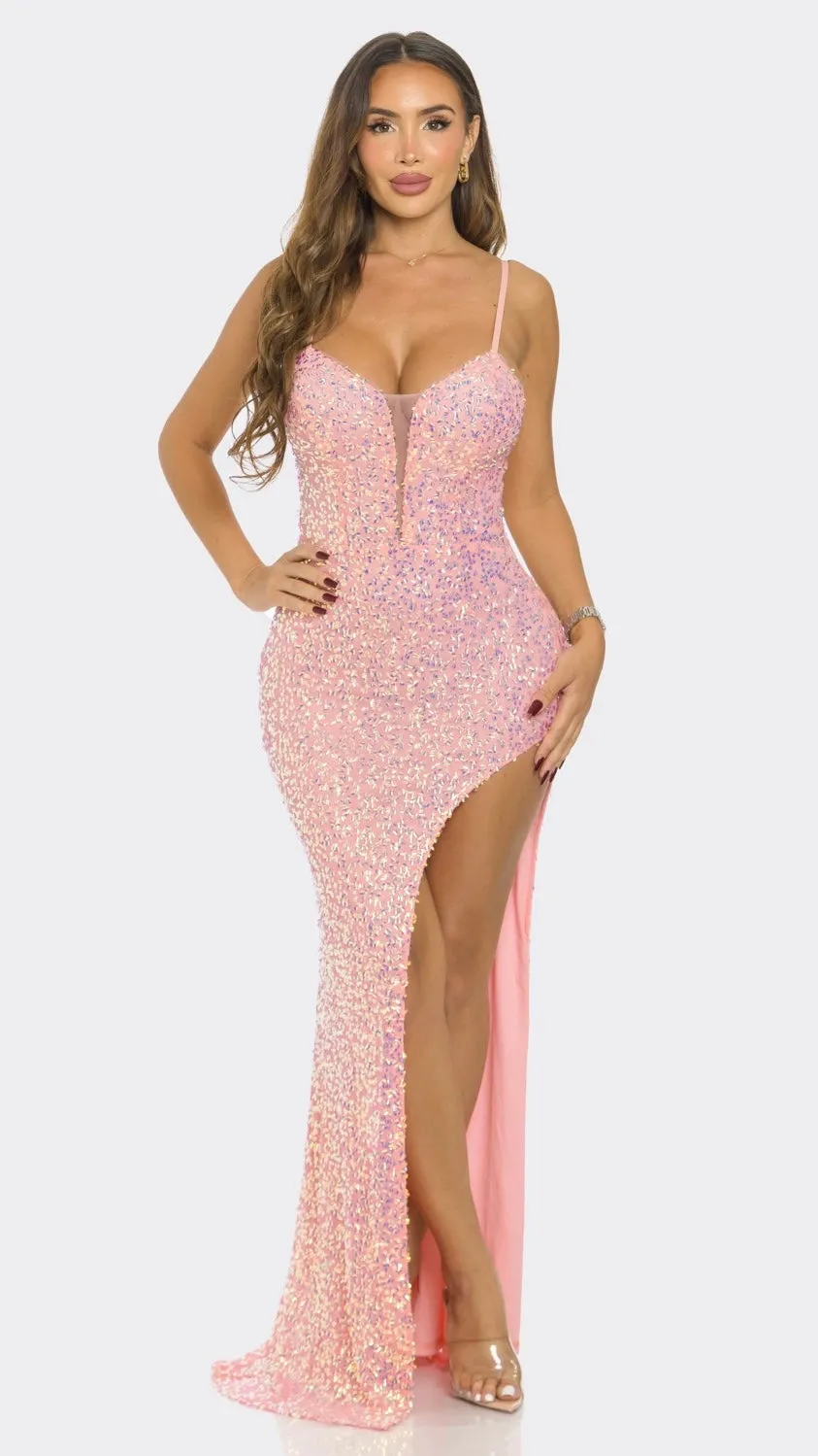 Elena Dress - Pink