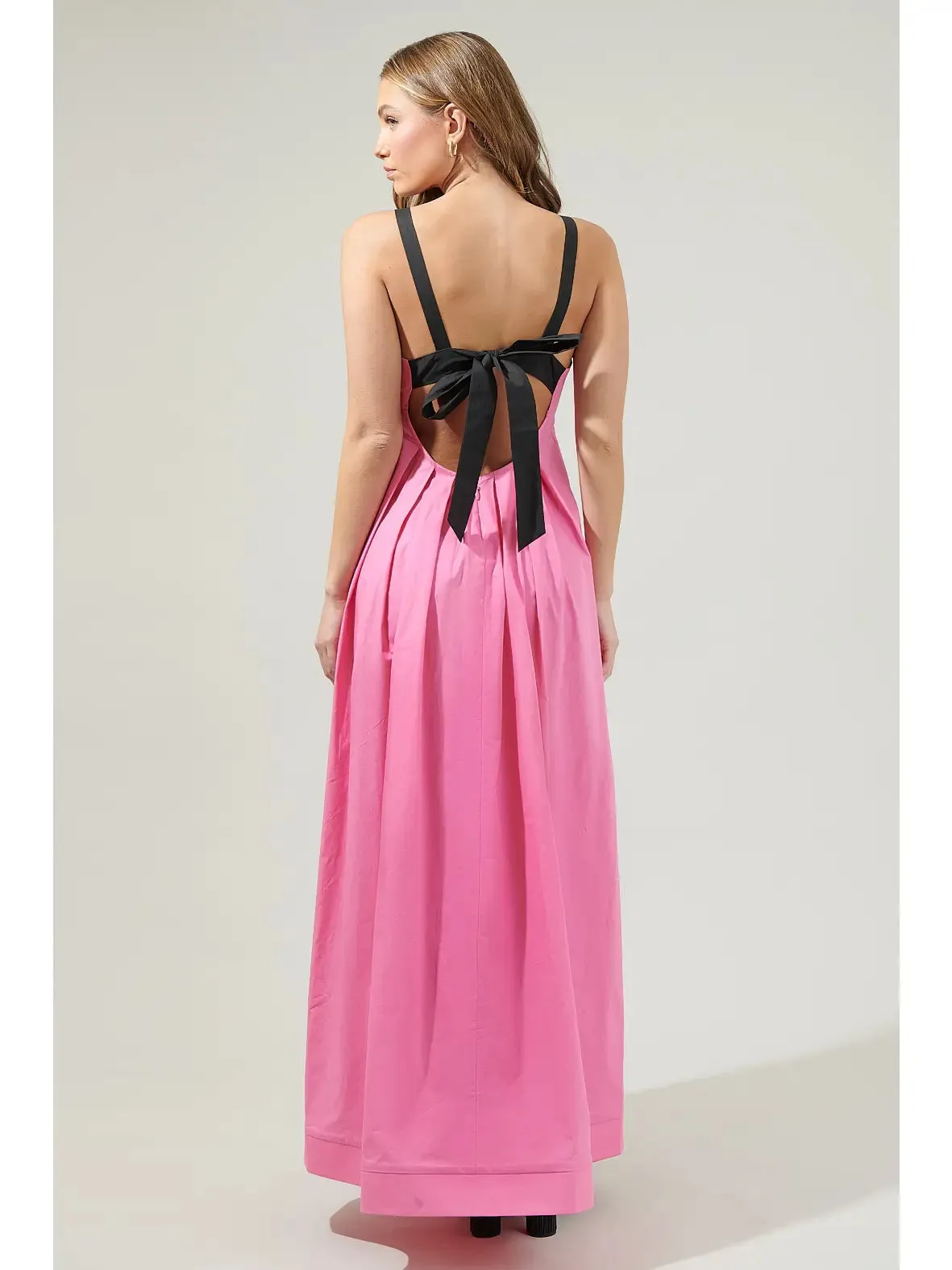 Fabiola Pleated Maxi Dress