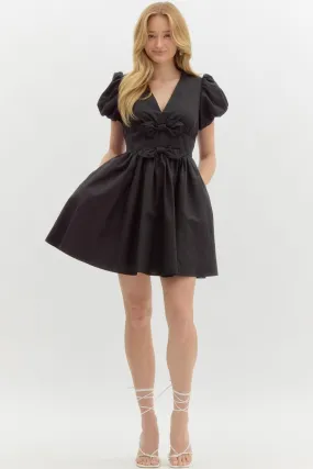 Fit and Flare Bow Dress