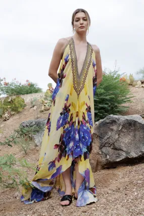 Floral Print Long Dress For Women