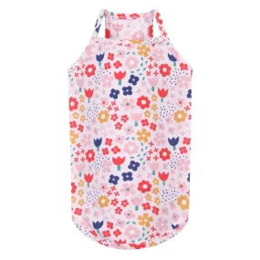 Flower Power Pink Tank Top For Pets