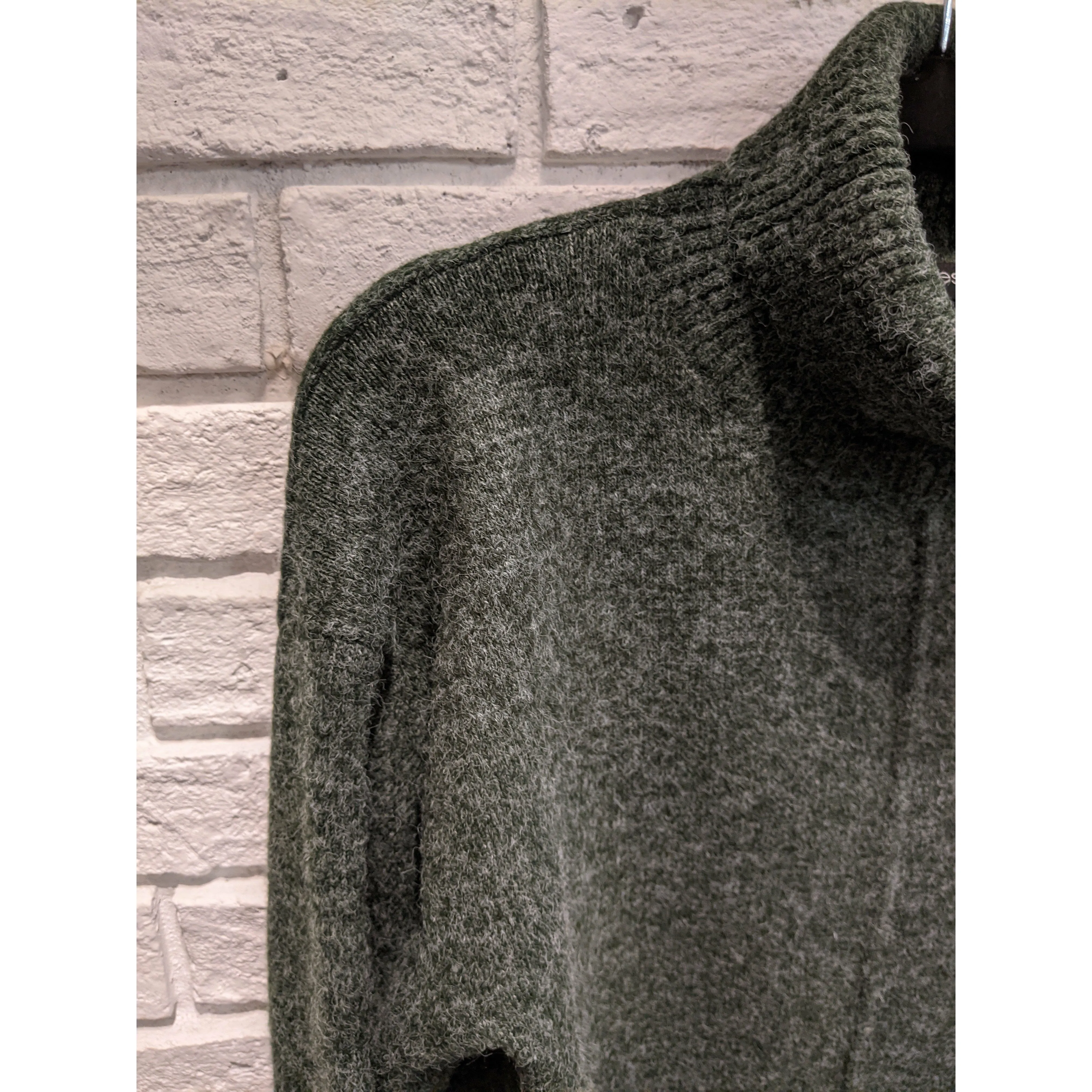 Forest Green Crop Sweater