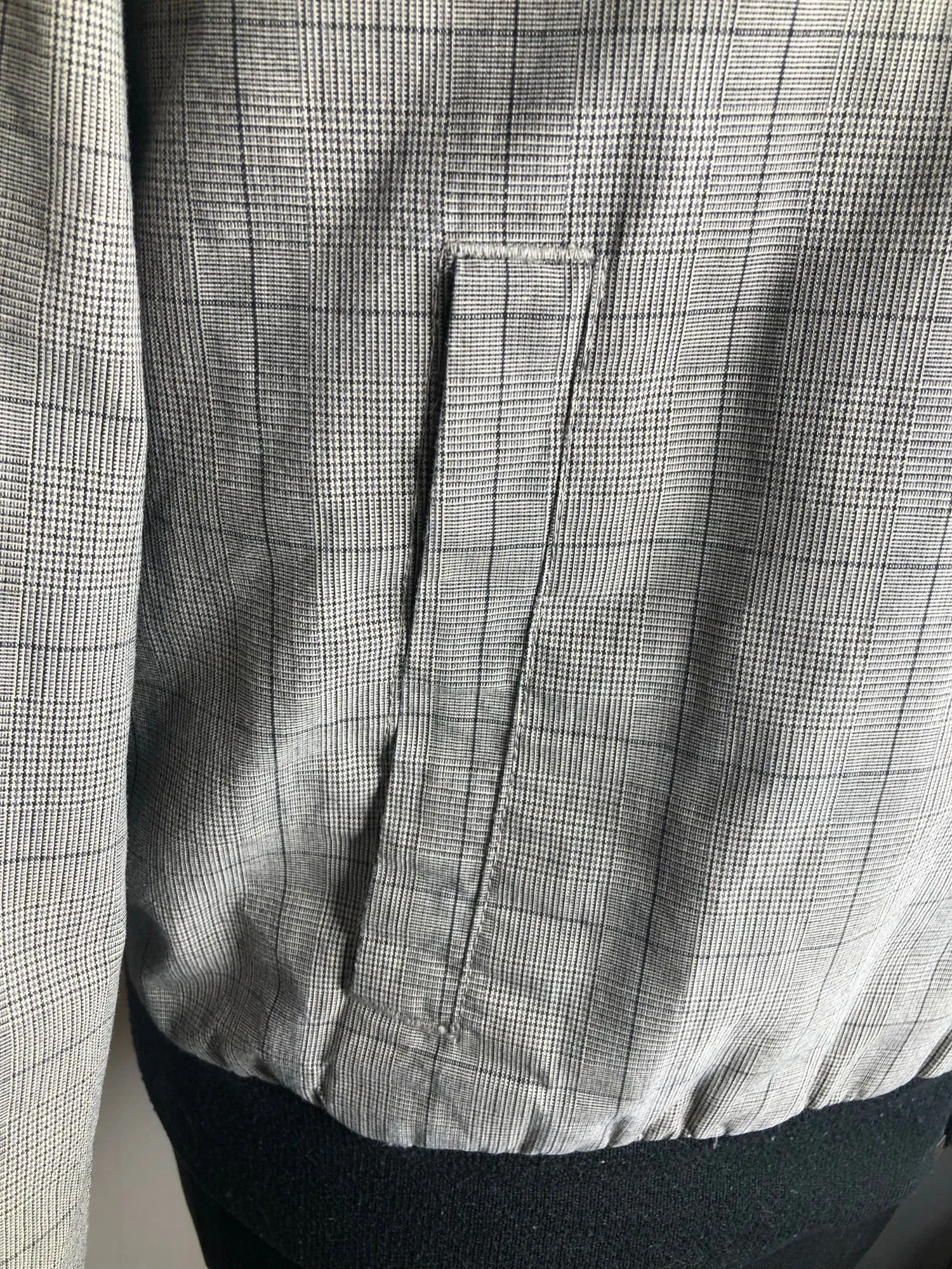 Fred Perry Sportswear Check Bomber Jacket - Size M