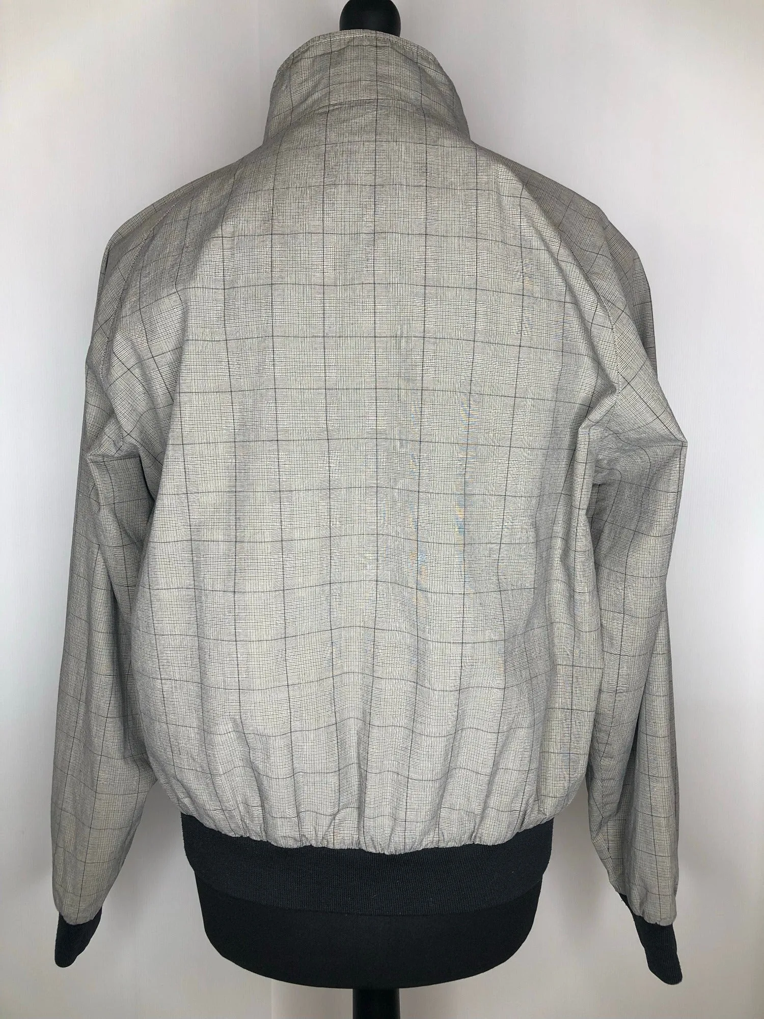 Fred Perry Sportswear Check Bomber Jacket - Size M