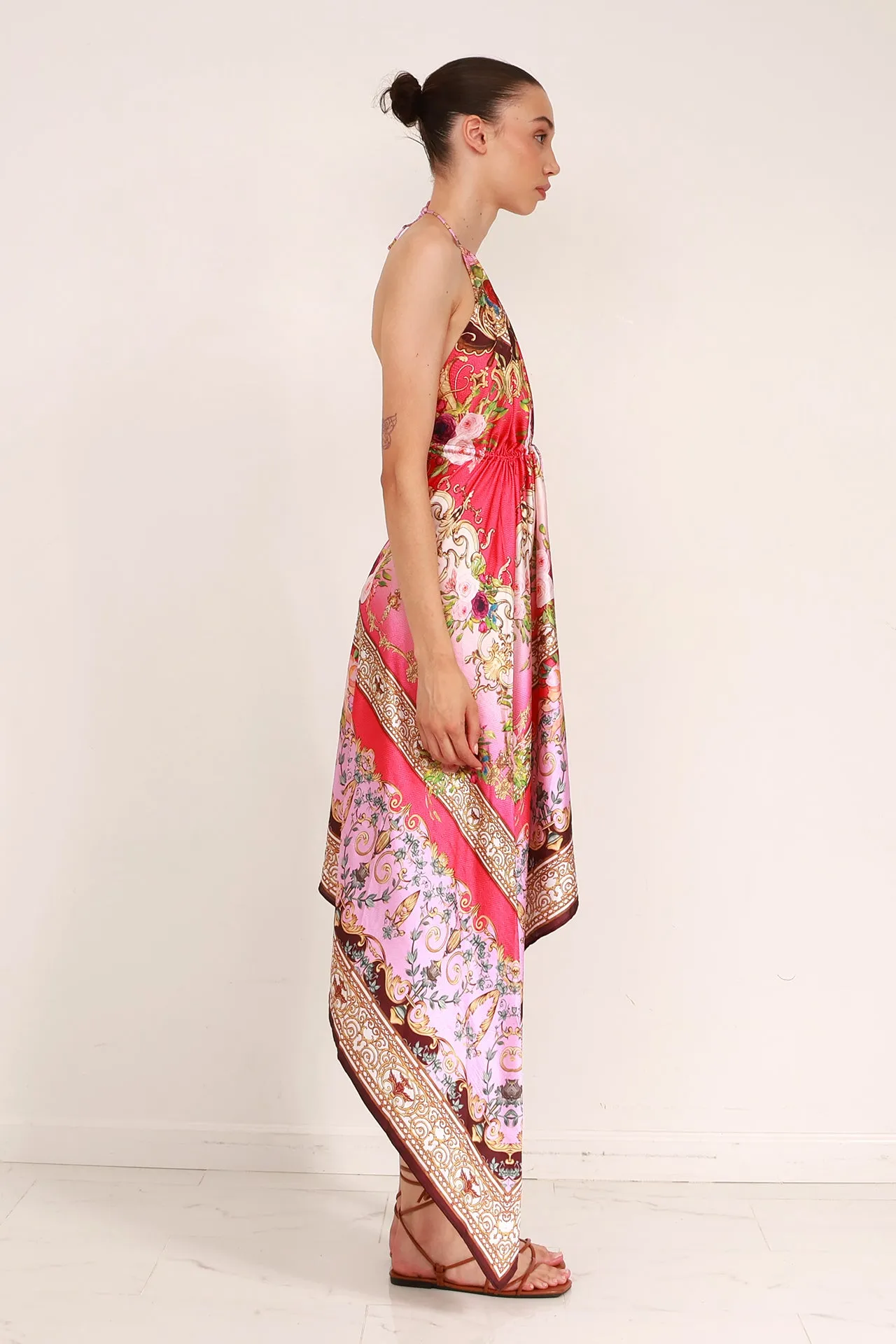 Fuchsia Long Evening Dress