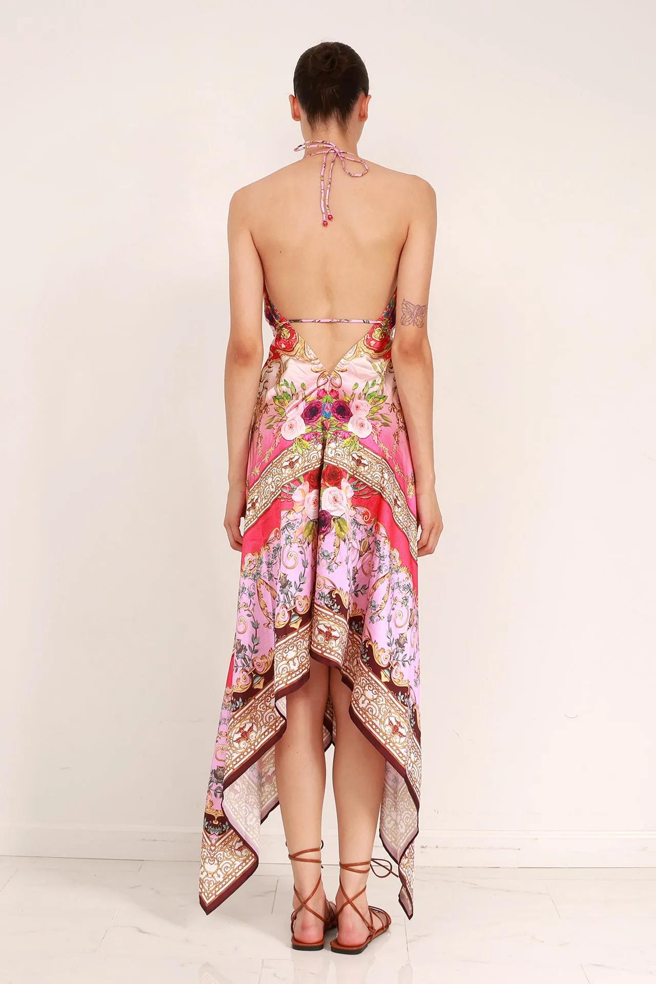 Fuchsia Long Evening Dress