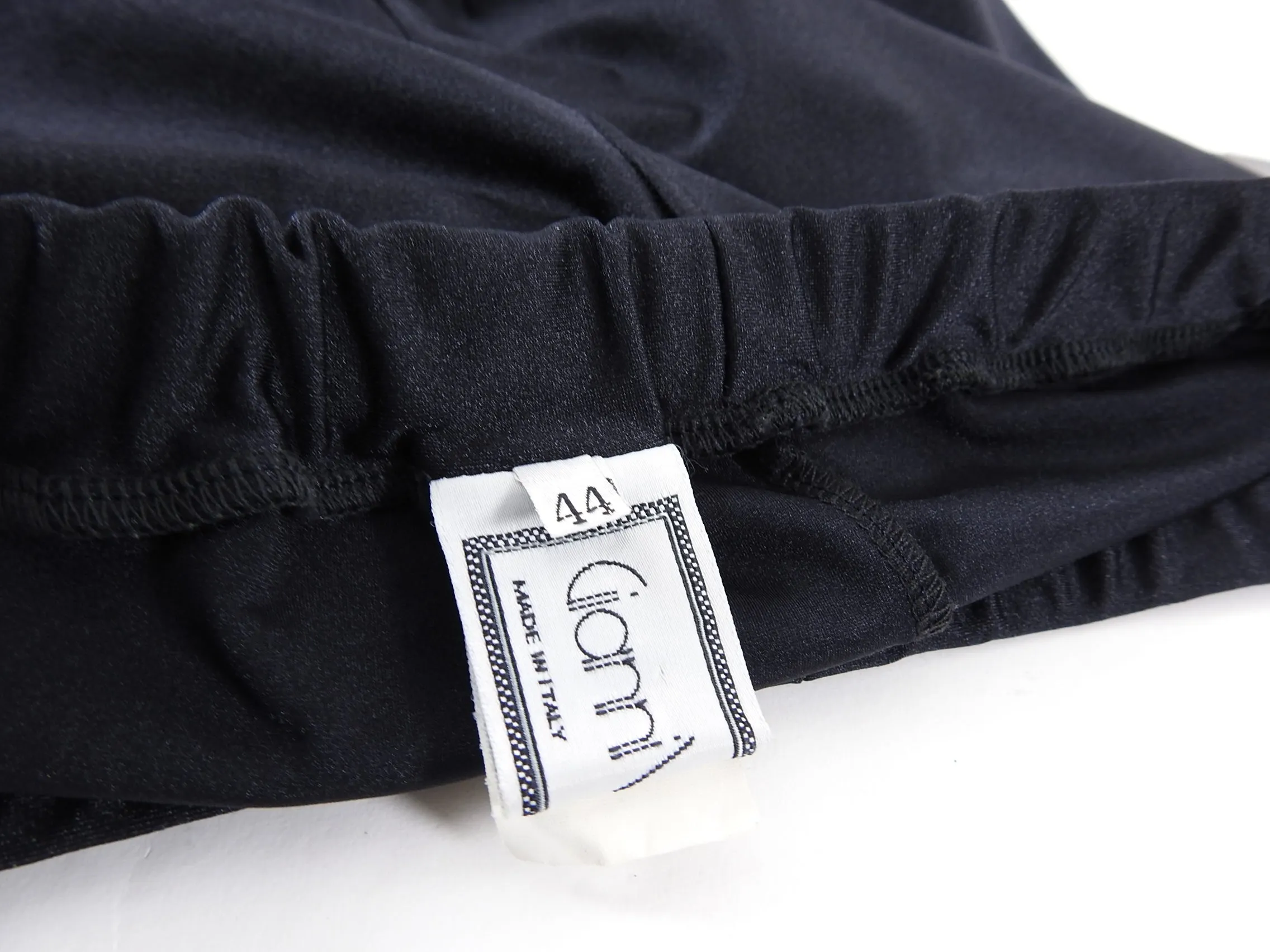Gianni Versace Vintage 1989 Black Spandex Tights Leggings - IT44 / 8