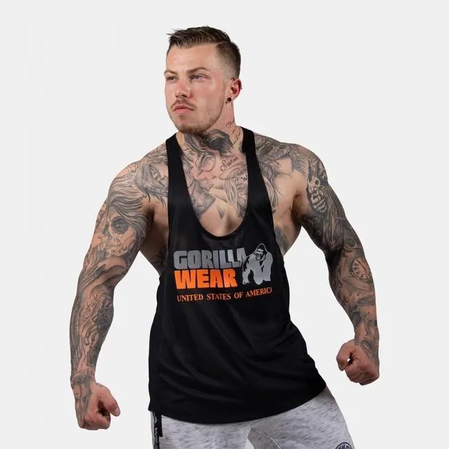 Gorilla Wear Nashville Tank Top - Black-Orange