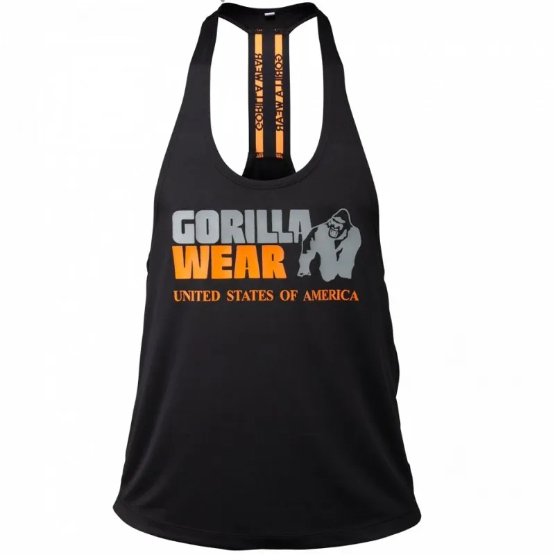 Gorilla Wear Nashville Tank Top - Black-Orange