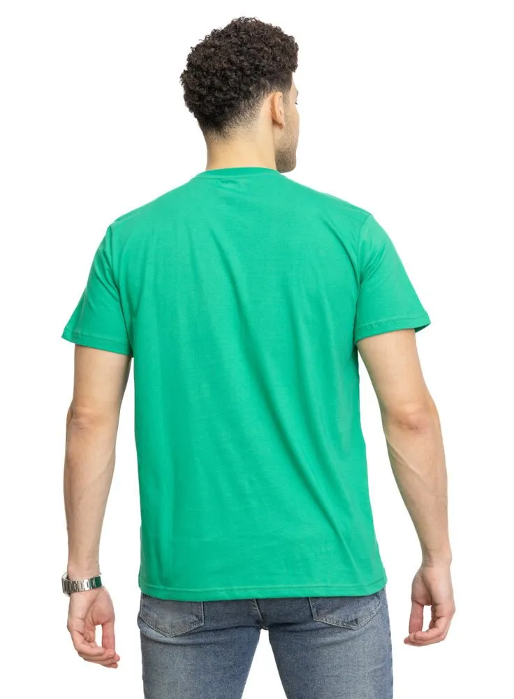 Green Regular Round T-Shirt