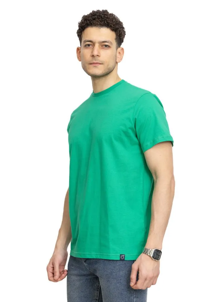 Green Regular Round T-Shirt