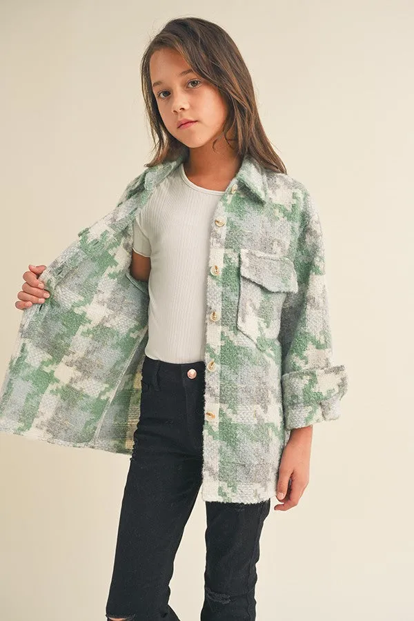 Green/Blue/Grey Shacket