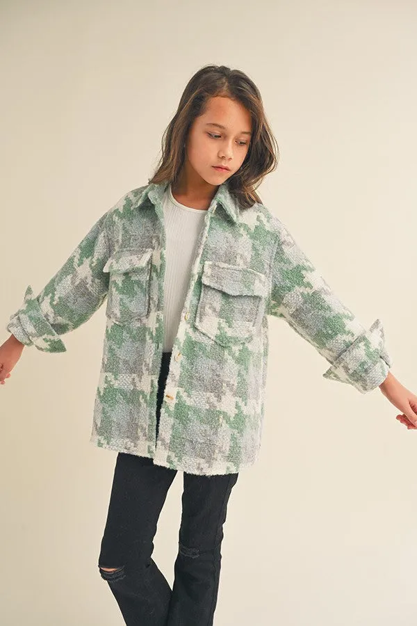 Green/Blue/Grey Shacket