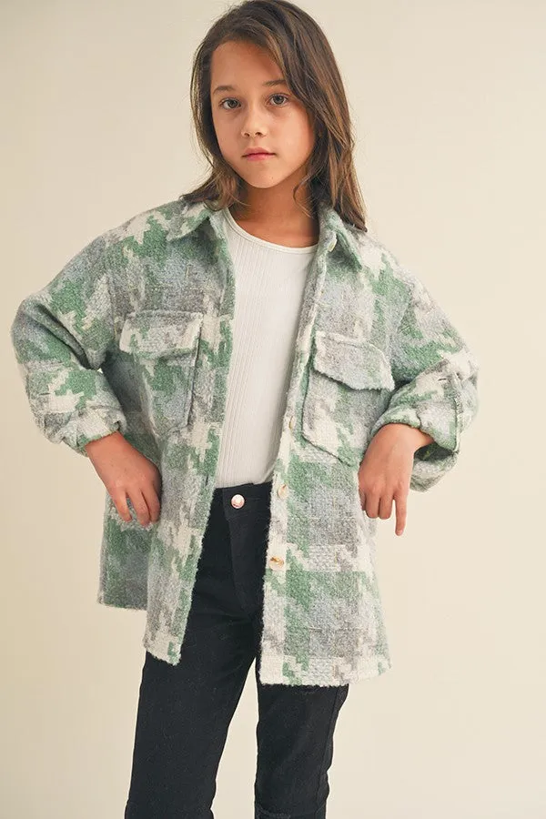 Green/Blue/Grey Shacket