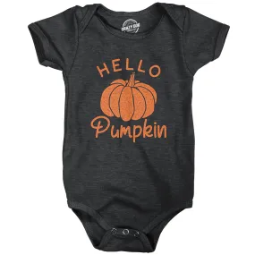 Hello Pumpkin Baby Bodysuit