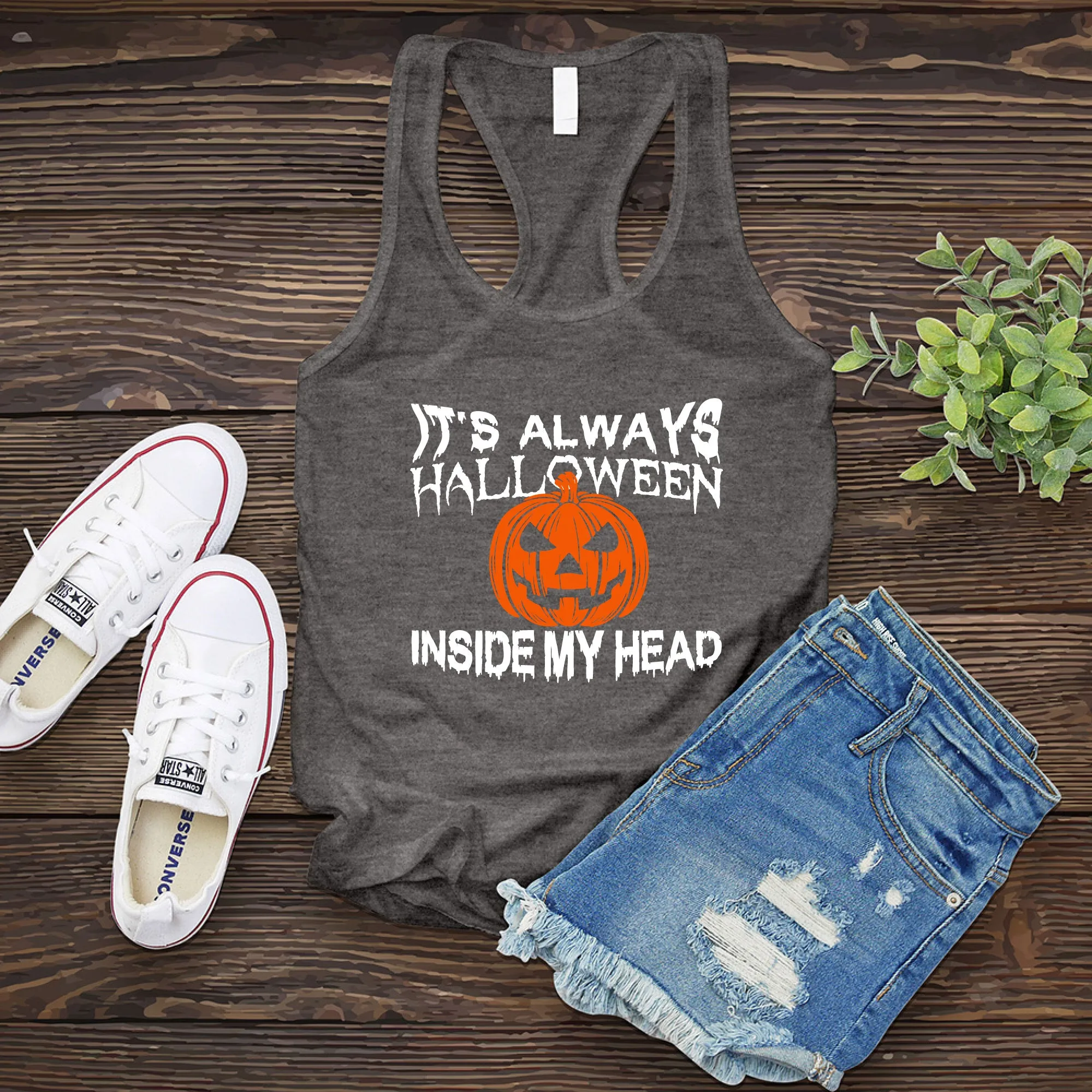 It's Always Halloween Inside My Head Women's Tank Top