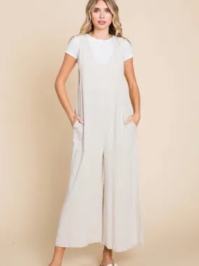 Jaycee Jumpsuit - Oatmeal