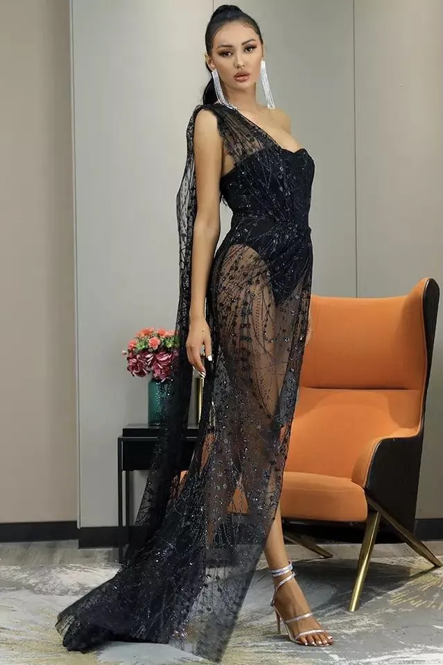 Jessica Bara Troye Stargazed Maxi Dress As Seen On Carolina Delgado