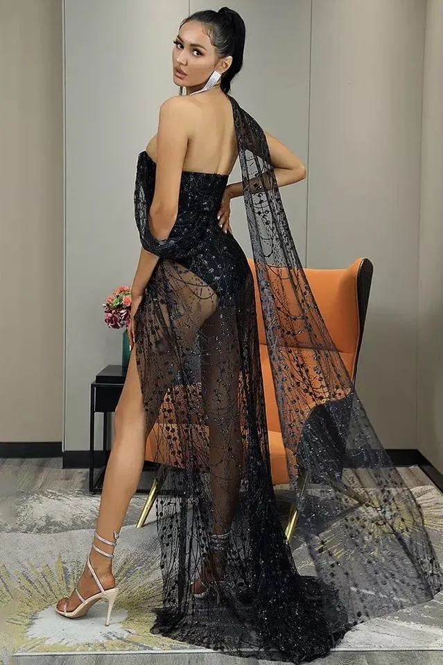 Jessica Bara Troye Stargazed Maxi Dress As Seen On Carolina Delgado