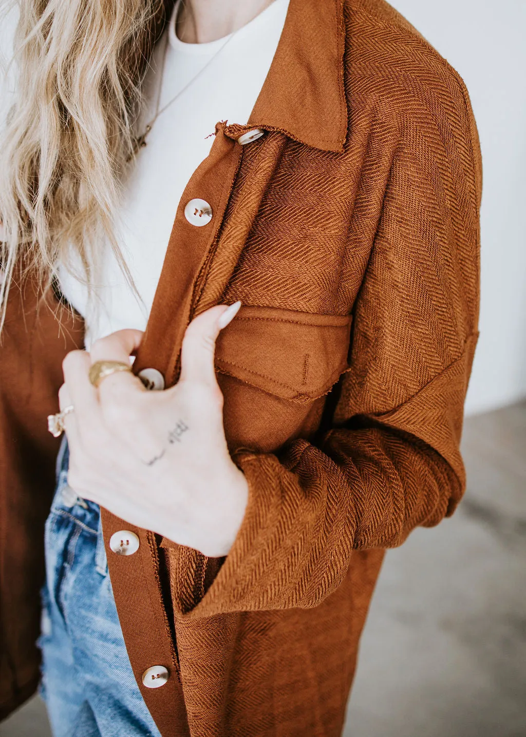 Kal Button Down Shacket